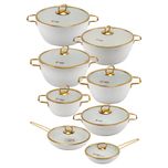 سرویس قابلمه و تابه گرانیت 16 پارچه ام جی اس مدل ماینز کد 001