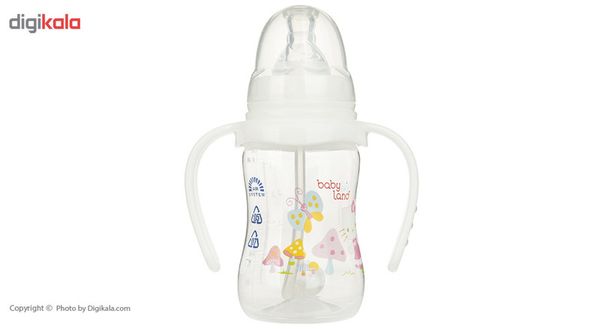 شیشه شیر بیبی لند مدل 360Kitty ظرفیت 150 میلی لیتر