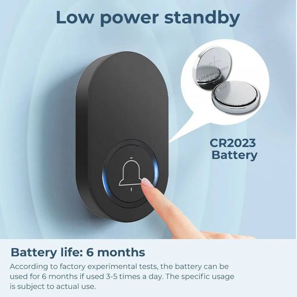 زنگ بی سیم مدل ML007-B به همراه شستی