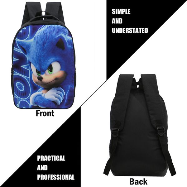 کوله پشتی مدل SONIC - 150030 به همراه جامدادی