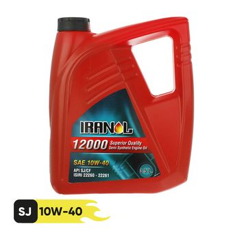 روغن موتور ایرانول 12000- 10W40 حجم 3.5 لیتر