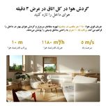 پنکه رومیزی شیائومی مدل Smart Desktop Air Circulation Fan طرح Type-C Input