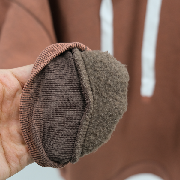 هودی برند رترو قهوه ای