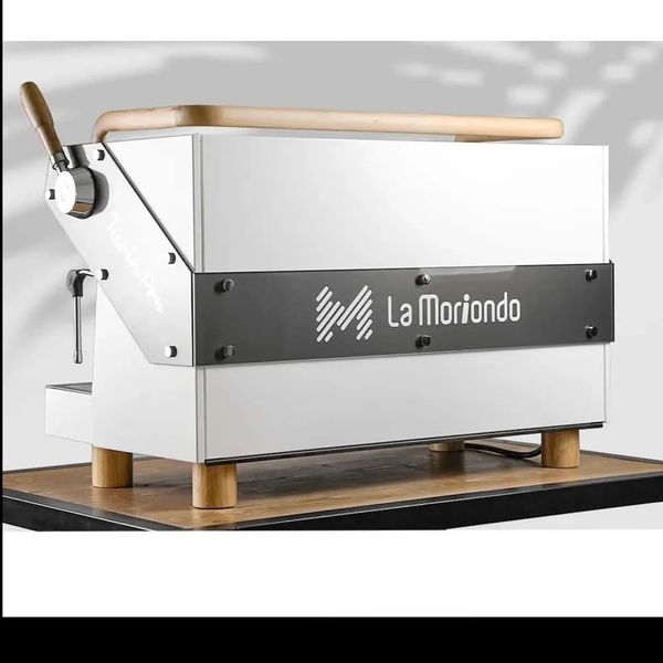 دستگاه اسپرسو صنعتی تورین Turin Pro Lamorindo دو گروپ مولتی بویلر PID دار سفید