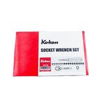 ست جغجغه و سره پیچ گوشتی کوکن مدل 2276 درایو 1/4 اینچ  19 عددی