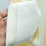 تیشرت وارداتی طرح ساده کرم