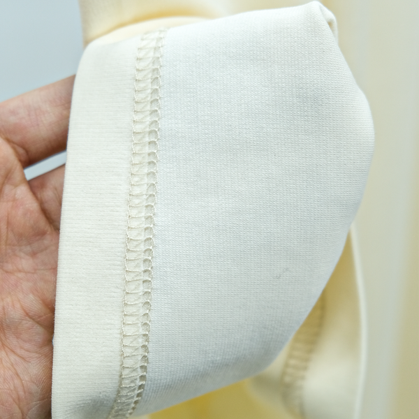 تیشرت وارداتی طرح ساده کرم