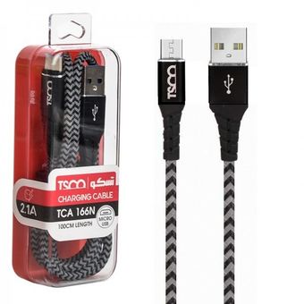 کابل تبدیل USB به MicroUSB تسکو مدل TC A166N طول 1 متر