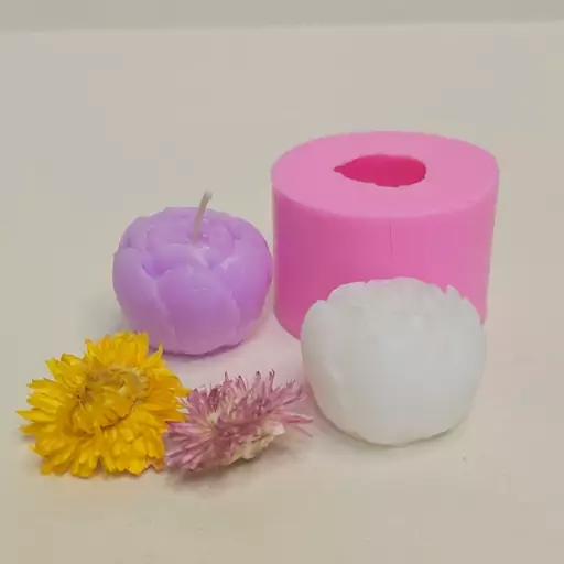 قالب سیلیکونی غنچه گل پیونی 3 سانتی