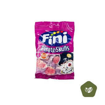 پاستیل مدل اسکلتی بدون گلوتن فینی 90 گرمی | Fini Pirate Skulls