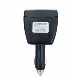 مبدل برق یا شارژر فندکی  خودرو IN-CAR مدل 1669 توان 150 وات