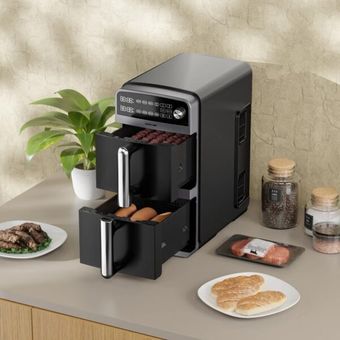 هواپز 10 لیتری دو طبقه گرین لاین Green Lion 10L Double-Decker Air Fryer