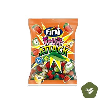 پاستیل میوه‌ های بریده شده فینی بدون گلوتن Fini Fruit Attack