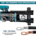 پرس کابل شو هیدرولیک زوپر مدل YQK-300