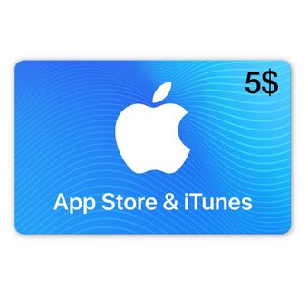 گیفت کارت 5$ دلاری آیتونز اپل