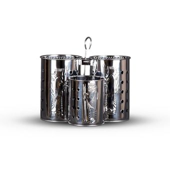 جا قاشقی سه عددی استیل