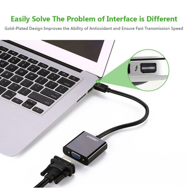 مبدل Mini DisplayPort به VGA یوگرین مدل 10459