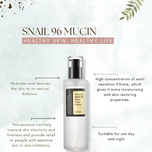اسنس حلزون کوزارکس مدل ادونس اسنیل 96 موکین پاور 100 میل Cosrx Advanced Snail 96 Mucin Power Essence 100ml