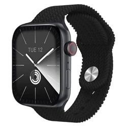 ساعت هوشمند مدل hk10 pro plus، سایز 45، دارای قابلیت های کنترل موسیقی، شمارنده ضربان قلب، گام شمار، قابلیت مکالمه مستقیم، پشتیبا