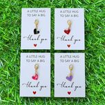 جاکلیدی قلبی همراه با کارت ولنتاین