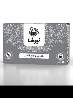 مخلوط چای سبز و نعناع فلفلی کیسه ای نیوشا (20 عددی) - Peppermint + Green Tea