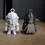 آویز و جاکلیدی فیگور زرهی مدل Mini Armor