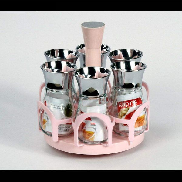 ست جای ادویه 7 پارچه کاپریس کد 12662*25