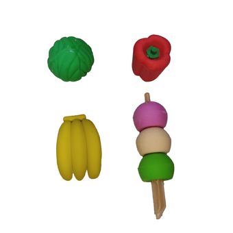 پاک کن طرح میوه ای مدل FLFL بسته 4 عددی