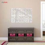 آینه پلکسی گلس دکو وسنا مدل P2005 شش تکه