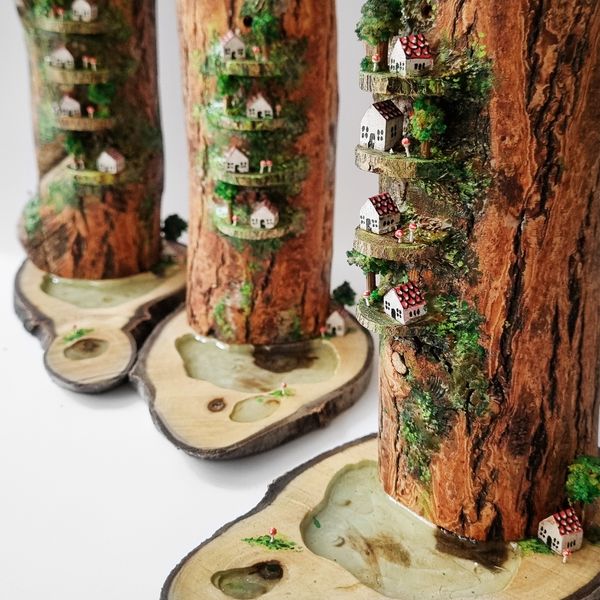 جاعودی آبشاری چوبی مدل ایلیگان