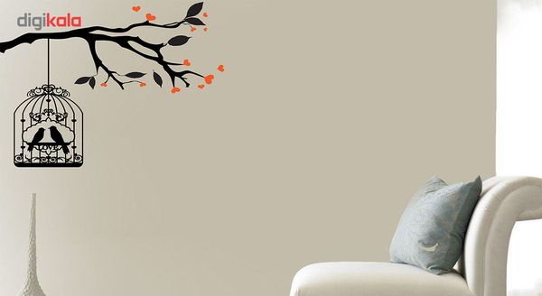استیکر دیواری صالسو آرت طرح شاخه عشق a.z