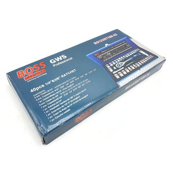 آچار بکس باس مدل BS123ST160_22 L مجموعه 40 عددی