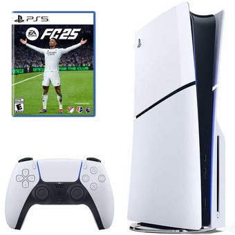 کنسول بازی سونی مدل PlayStation 5 Slim ظرفیت یک ترابایت ریجن 2016A اروپا به همراه بازی EA Sports FC 25*322