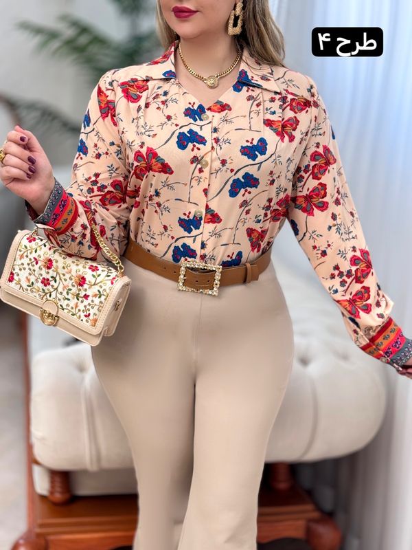 تونیک فلور حاشیه دار 2958