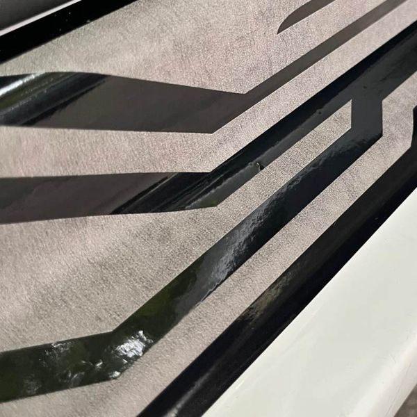 برچسب پارکابی خودرو شیپرس طرح چرم کد SP043 مناسب برای هیوندای جنسیس بسته 4 عددی به همراه جاکلیدی