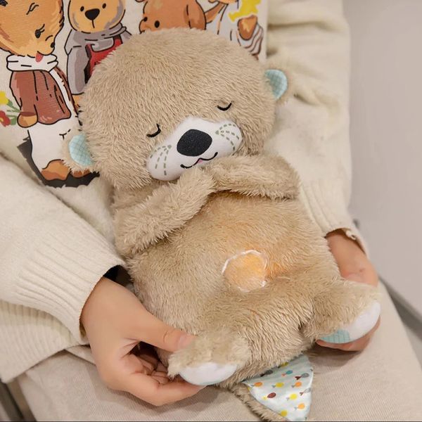 عروسک خرس نفس کش طبیعی