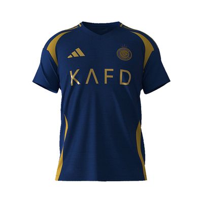 تی شرت ورزشی مردانه مدل النصر عربستان Away 2025