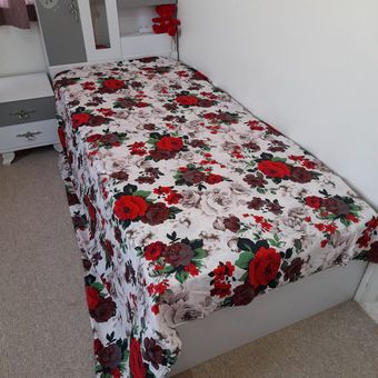 روکش لحاف گلدار کد  niki160 یک نفره سایز 160×220 سانتی متر