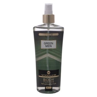 بادی اسپلش مردانه وودلایک مدل GREEN MAN حجم 250 میلی لیتر