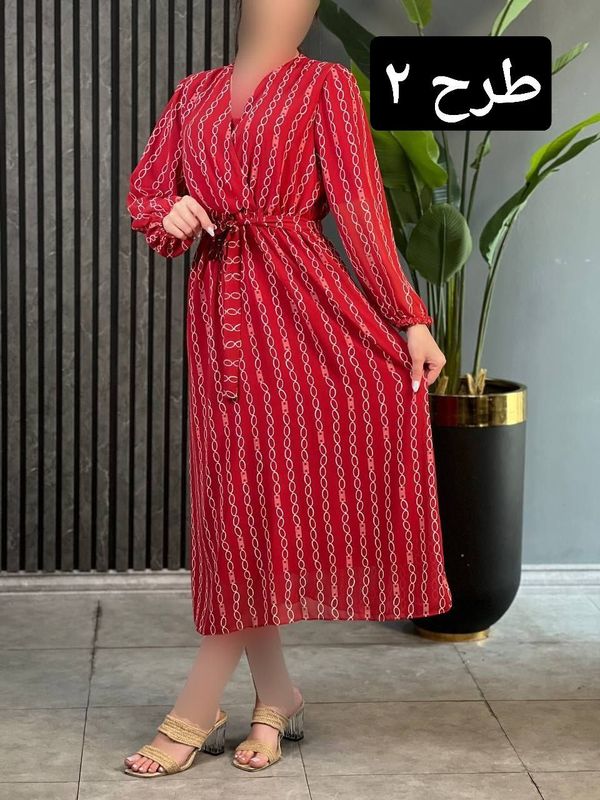 پیراهن چپ و راستی بلند کد 1703