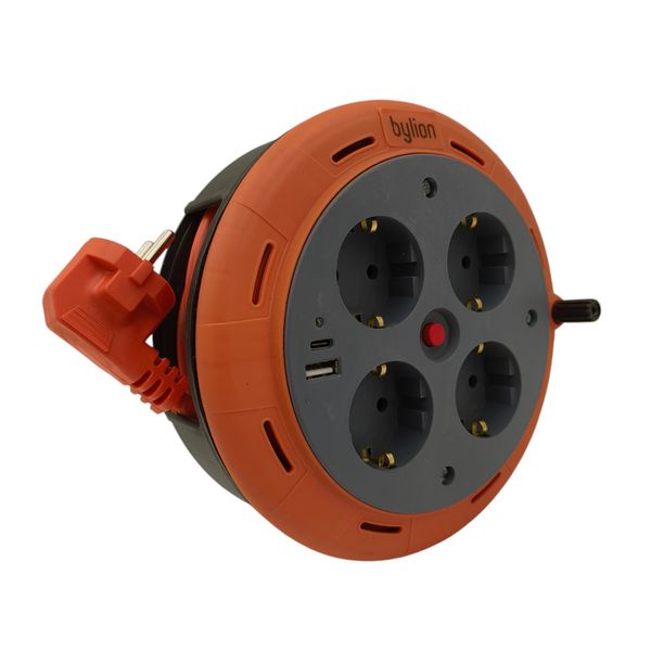 چندراهی برق بیلیون مدل قرقره PHE-05310-F USB-C