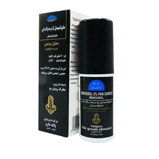 لوسیون تقویت کننده مو پاک دارو مدل ماینوکسیدیل 5 درصد حجم 60 میلی لیتر بسته 4 عددی*124