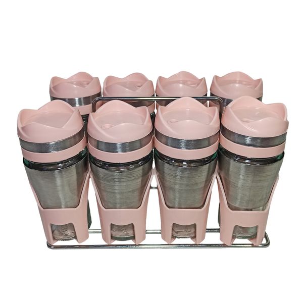 ست جا ادویه 9 پارچه کاپریس مدل فلورا کد GSP8