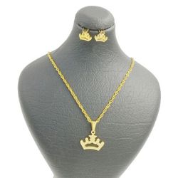 نیم ست استیل طرح تاج