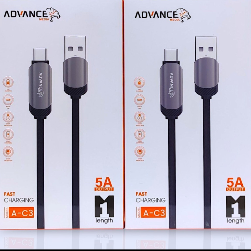 کابل شارژ ادونس میکرو به تایپ سی  USB to type-c / advance a-c3
