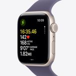 ساعت هوشمند 44 میلی متری اپل مدل SE 3 Aluminum Case با بند سیلیکونی