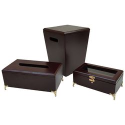 ست سطل و جای دستمال کد 3021 به همراه جا کاردی