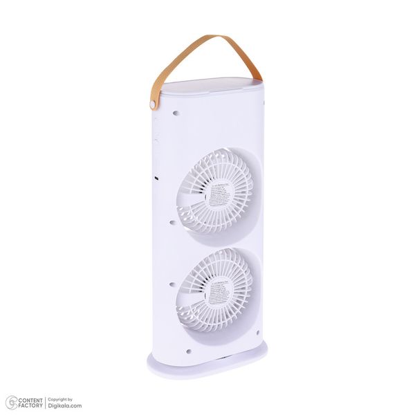 پنکه رومیزی مدل مه پاش دوقلو ایستاده