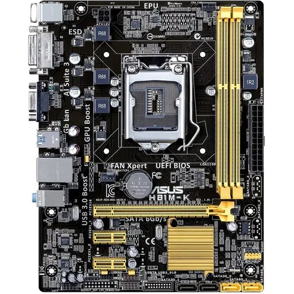 Motherboard ASUS H81M-K DDR3 Used