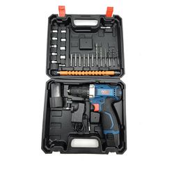 مجموعه 20 عددی دریل پیچ بند شارژی باس اصلی مدل LIFE-STYLE-18V